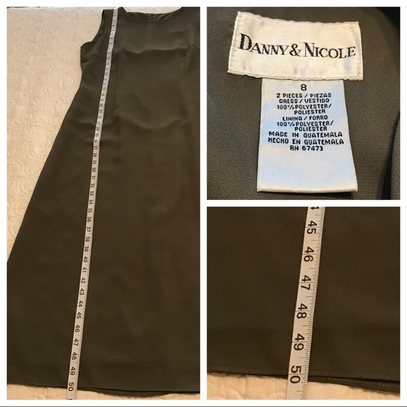 Danny &Nicole Sheath Dress Size 8 - Picture 8 of 8